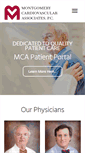 Mobile Screenshot of montgomerycardiovascular.com